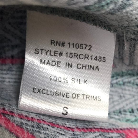 Cynthia Varnet 100% Silk Long Sleeve Blouse - Picture 6 of 6